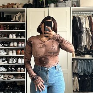 Missguided Mesh Long Sleeve